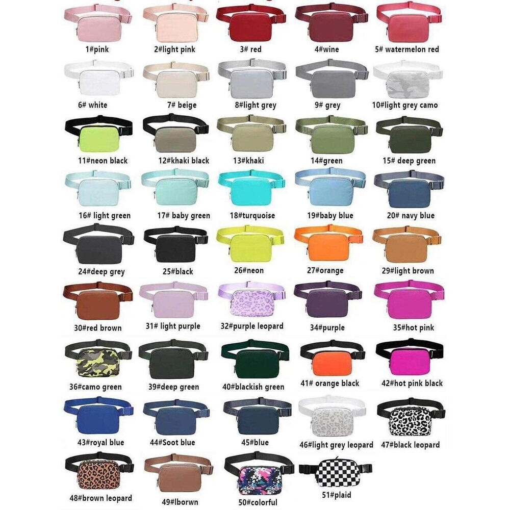 NWT Nylon Style Fanny Pack (Multiple Colors Available)